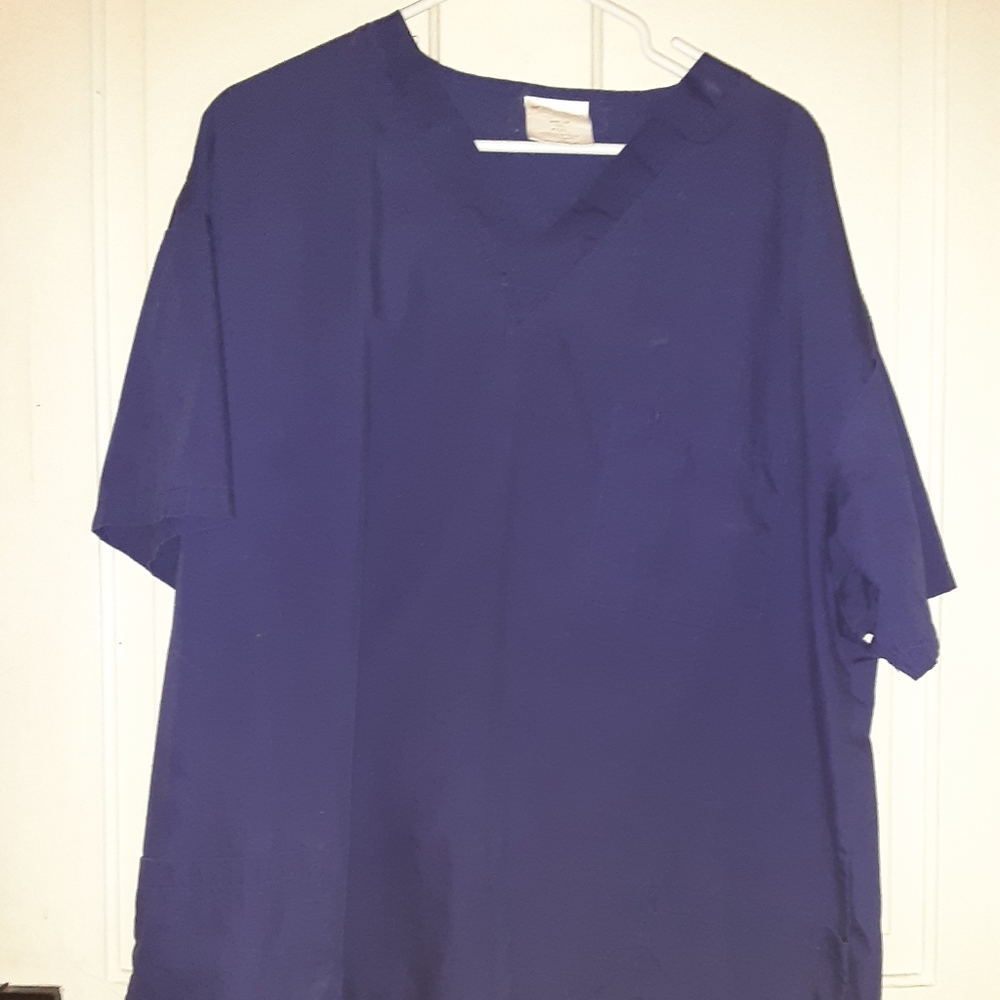 Purple unisex srub top